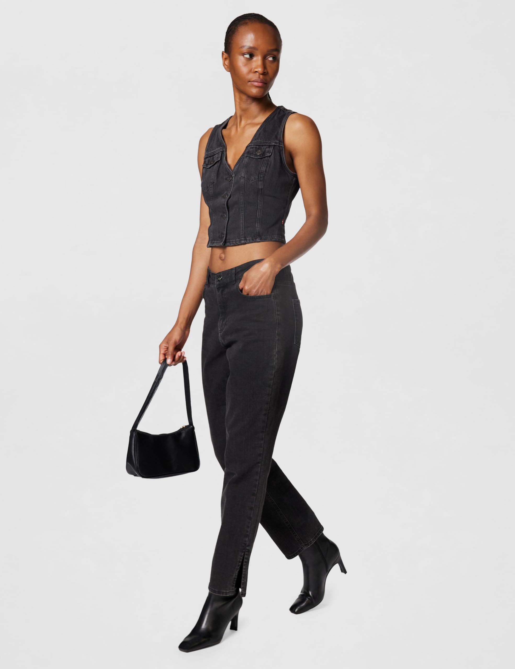 Levi's Bella Denim Corset Top Mujer