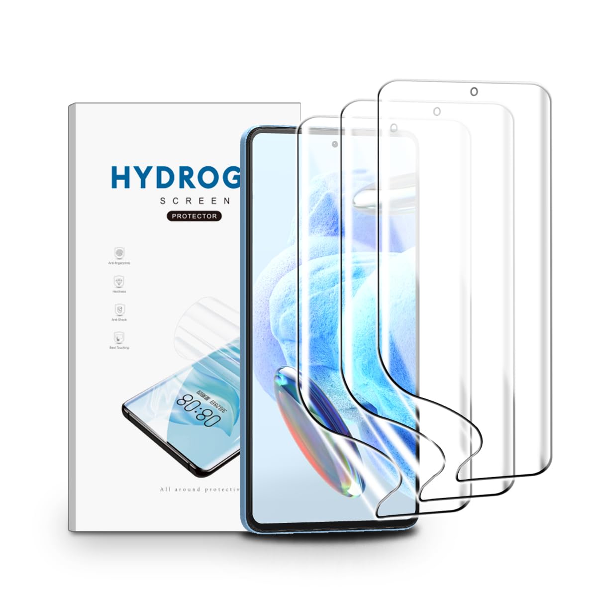 PELLICOLA IDROGEL PER XIAOMI 12 PRO IN SILICONE GEL - Foto 7