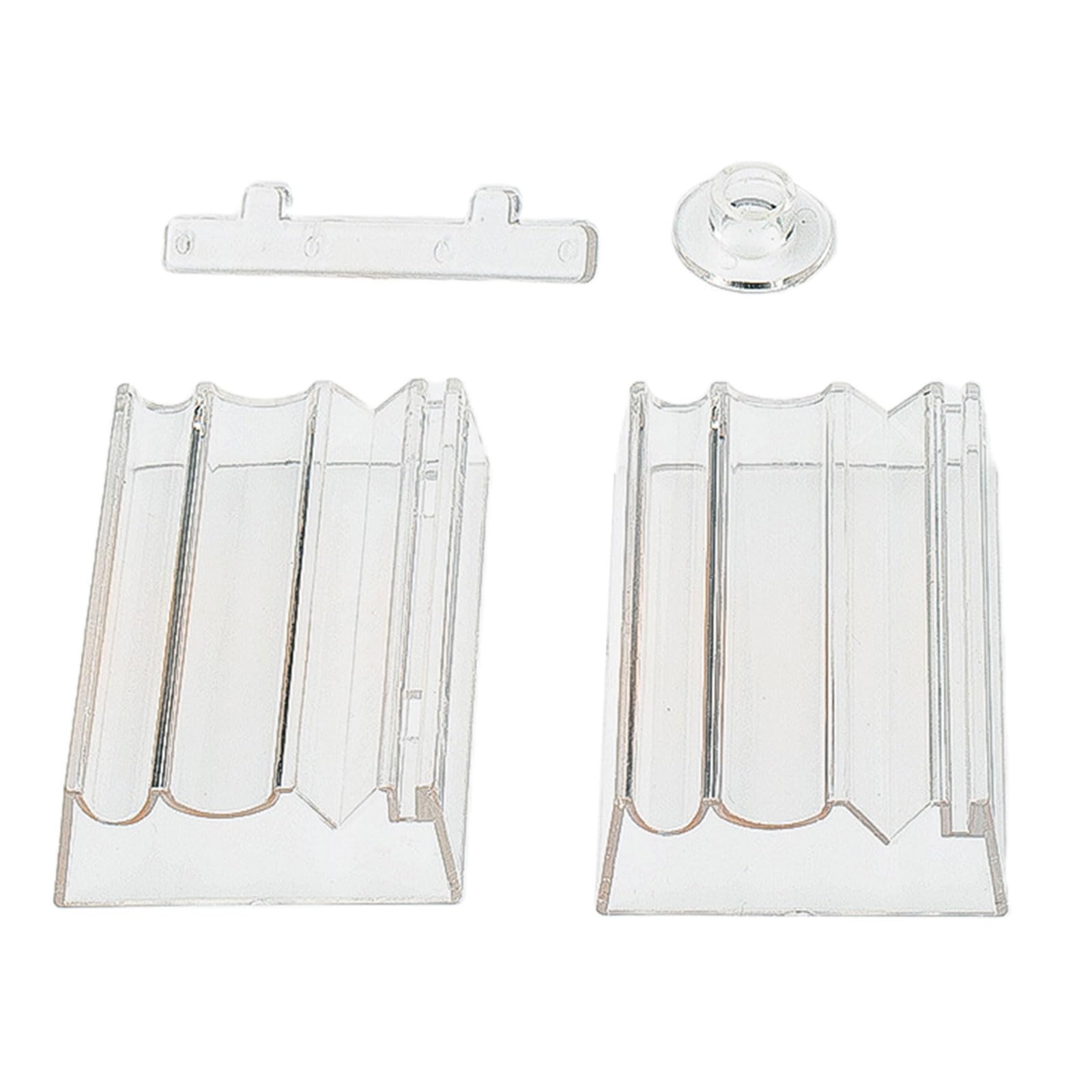 NEWFT Bead Roller Clear Acrylic Clay Jewelry Making Tool Beads Forming Circular Elliptical Rhombus Shaped Rolling Tool