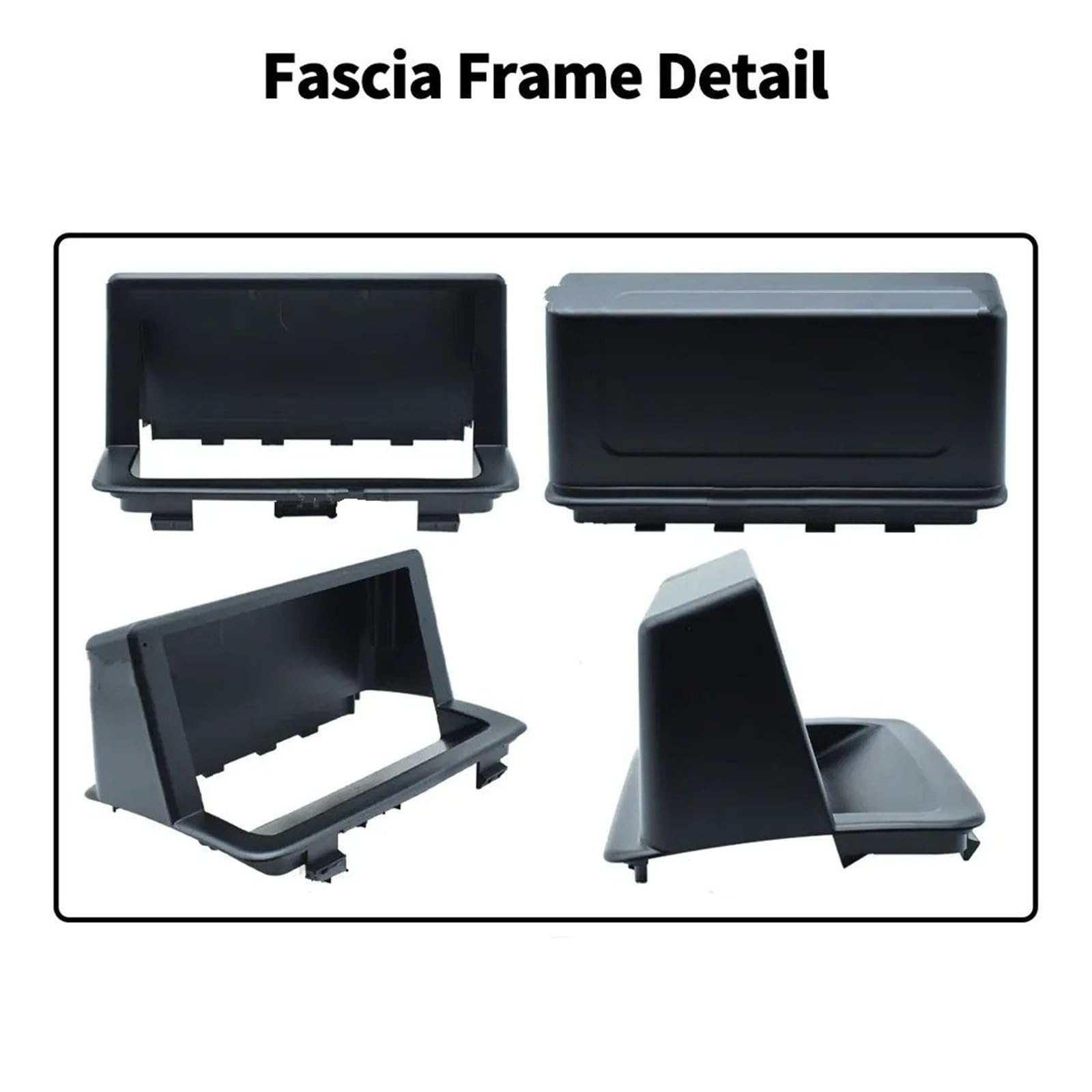 Radio Panel Set Radio Android Coche Marco Fascia Navegación Pantalla Grande 9 Pulgadas Adaptador Cableado Decodificador Canbus Para Q3 Para 8U 2011-2018 Fascia Marco