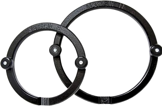 Martelli - Free Motion Quilting, Sewing, & Embroidery Hoops & Gripper Rings - 8 & 11 inch - Sewing Quilting Room Supplies, Accessories, notions - Embroidery Design Hoops