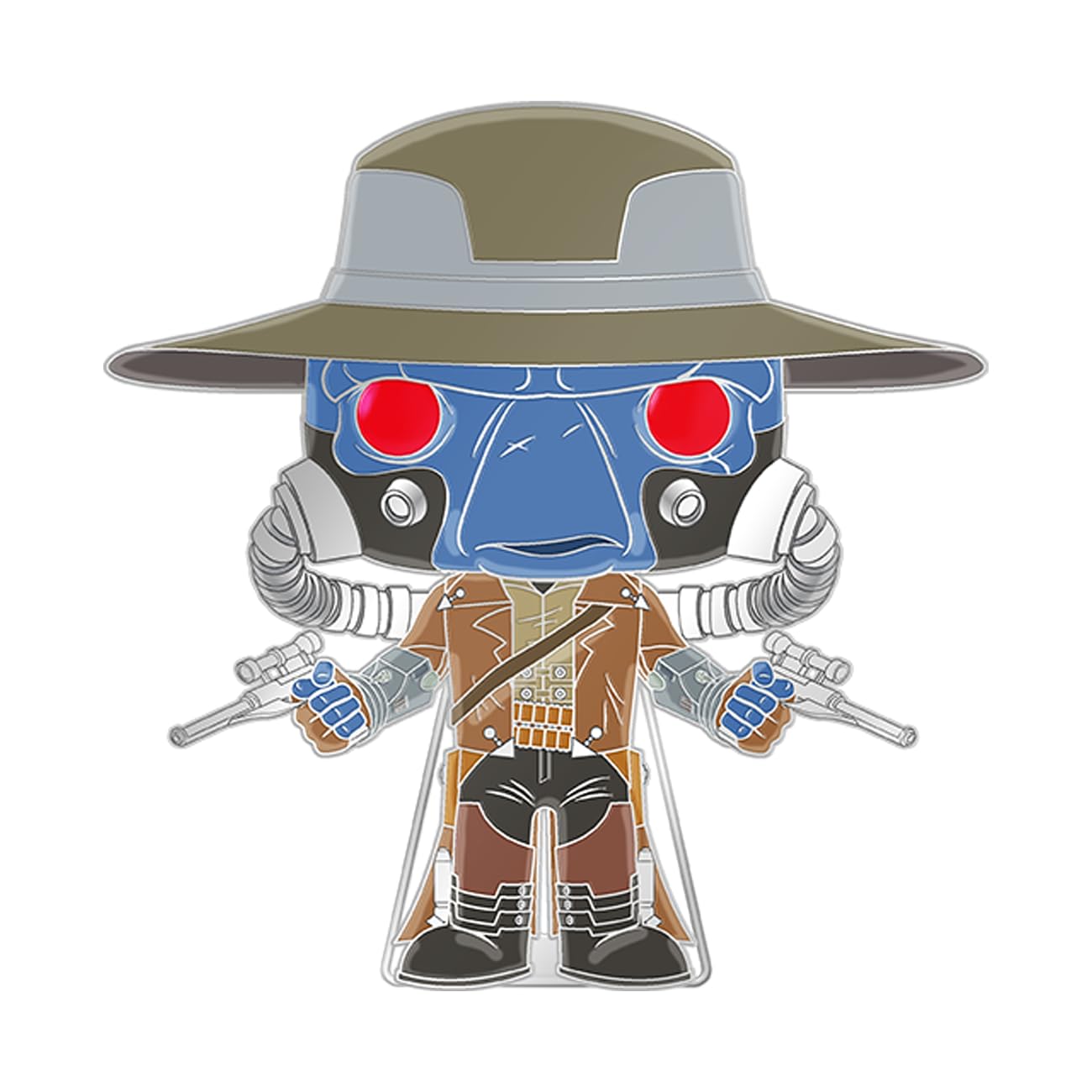 Funko Group POP! Large Enamel Pin Star Wars: Clone Wars - Cad Bane - Star Wars Enamel Pins - Cute Collectable Novelty Brooch - do plecaków i torebek - pomysł na prezent - Official Merchandise