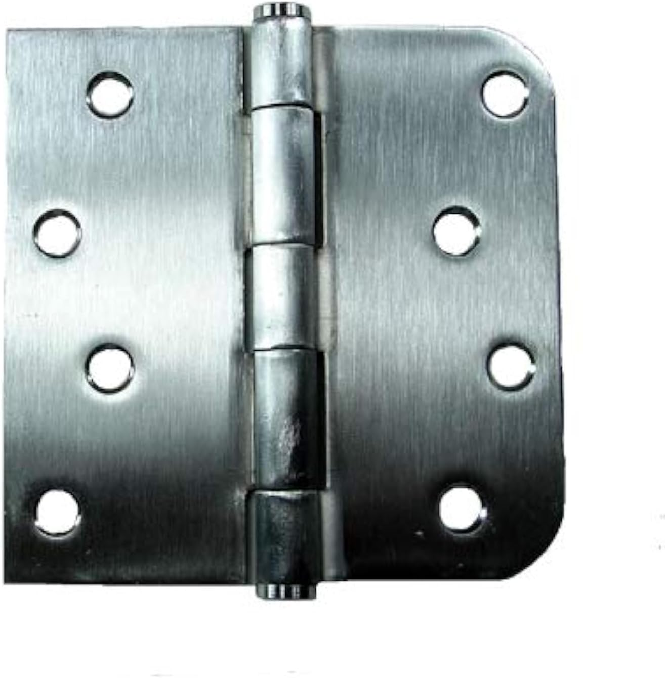 316 Marine Grade Stainless Steel Hinge - 4 Inch with 5/8 Inch Square Radius - NRP - Highly Rust Resistant - 3 Pack