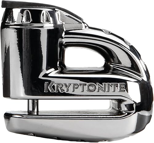 Kryptonite 000877 Keeper 5s Candado de disco cromado negro, talla única