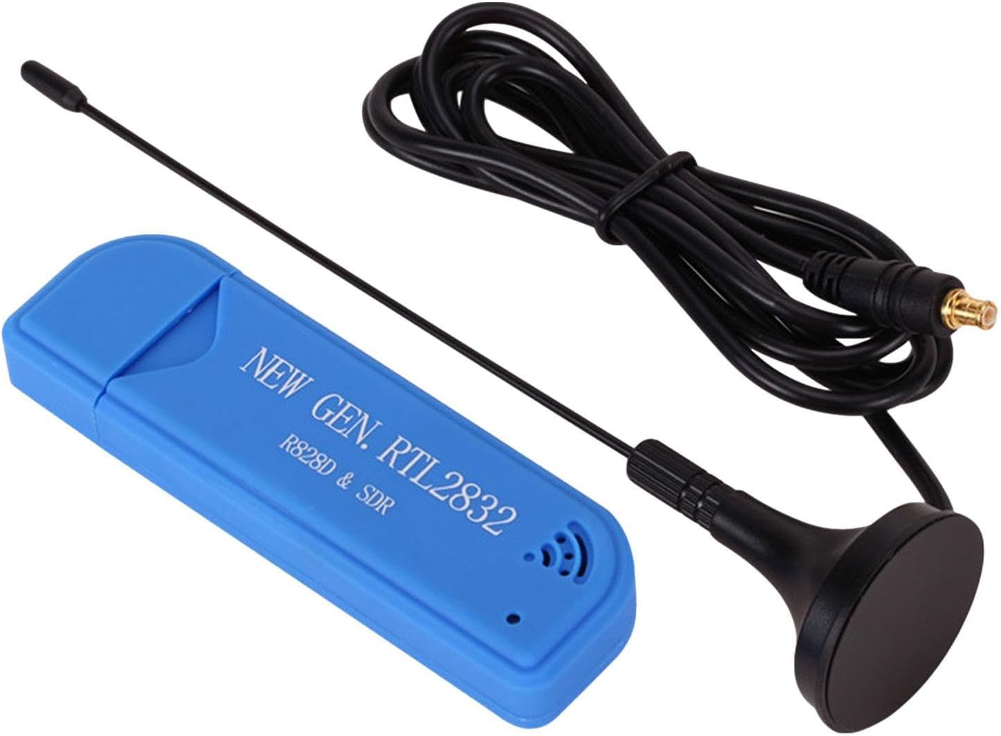 Amazon | ソフトウェア定義無線受信機 - RTL-SDR USBスティック受信機セット、アンテナ・MCXコネクタ付属 | AM FM ...