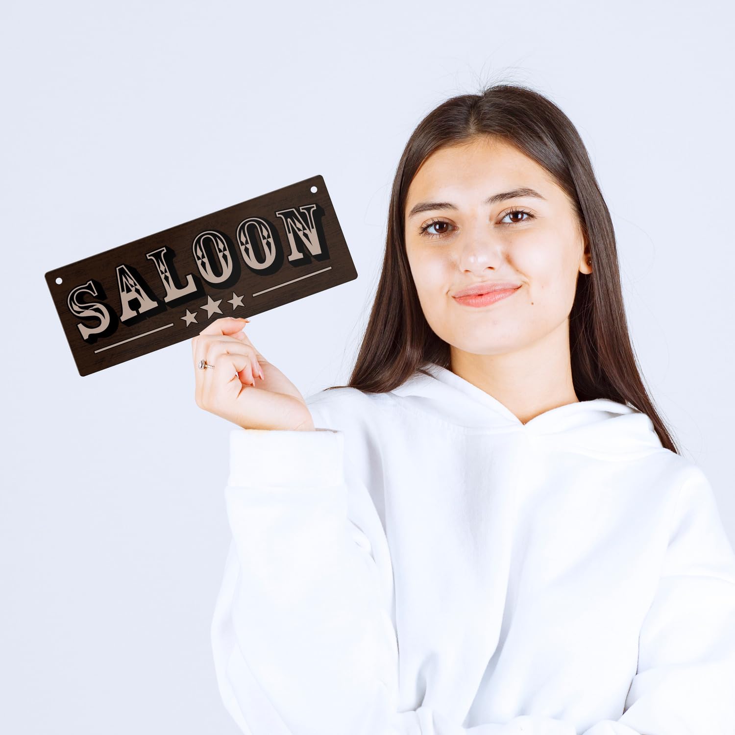 Sterneküche Metallschild - Dekoschild Für Küche (10,5x28cm, Aluminium)