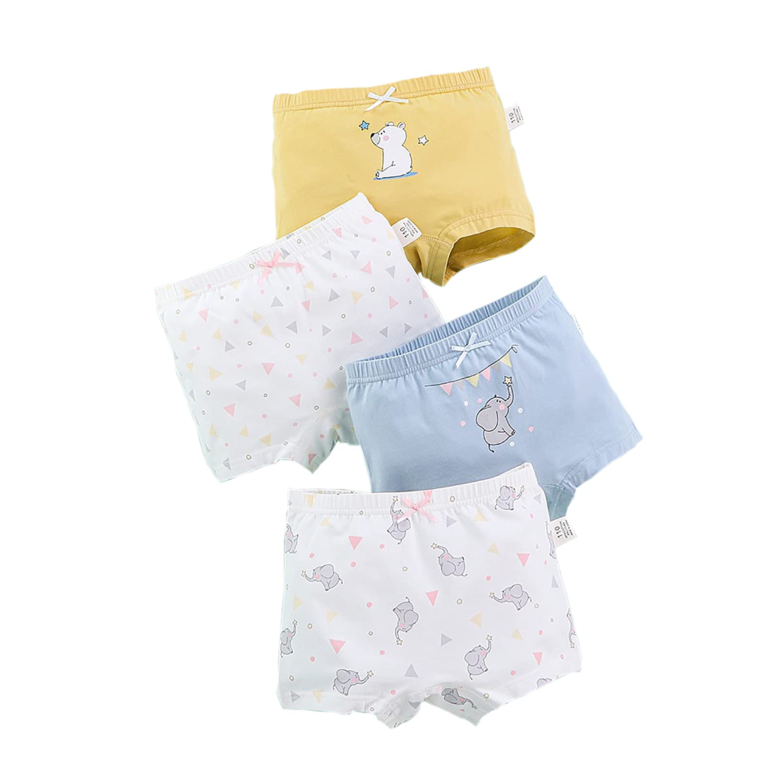 Infant Little Baby Girls Soft Cotton Briefs Underwear Toddler Hipster Kids Boxer Panties Undies Boyshort