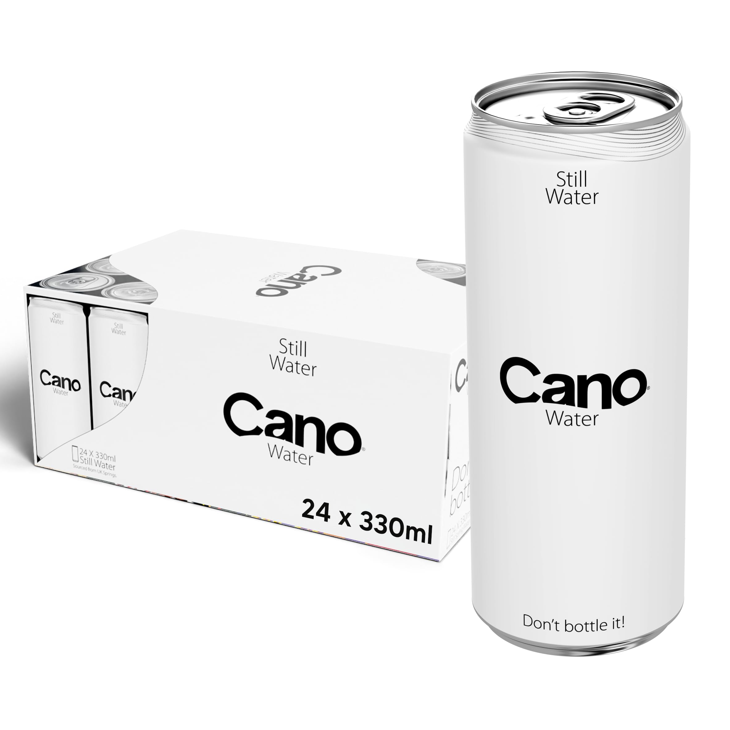 – Still Spring Water Multipack Cans (24 x 330ml), Ringpull Lids