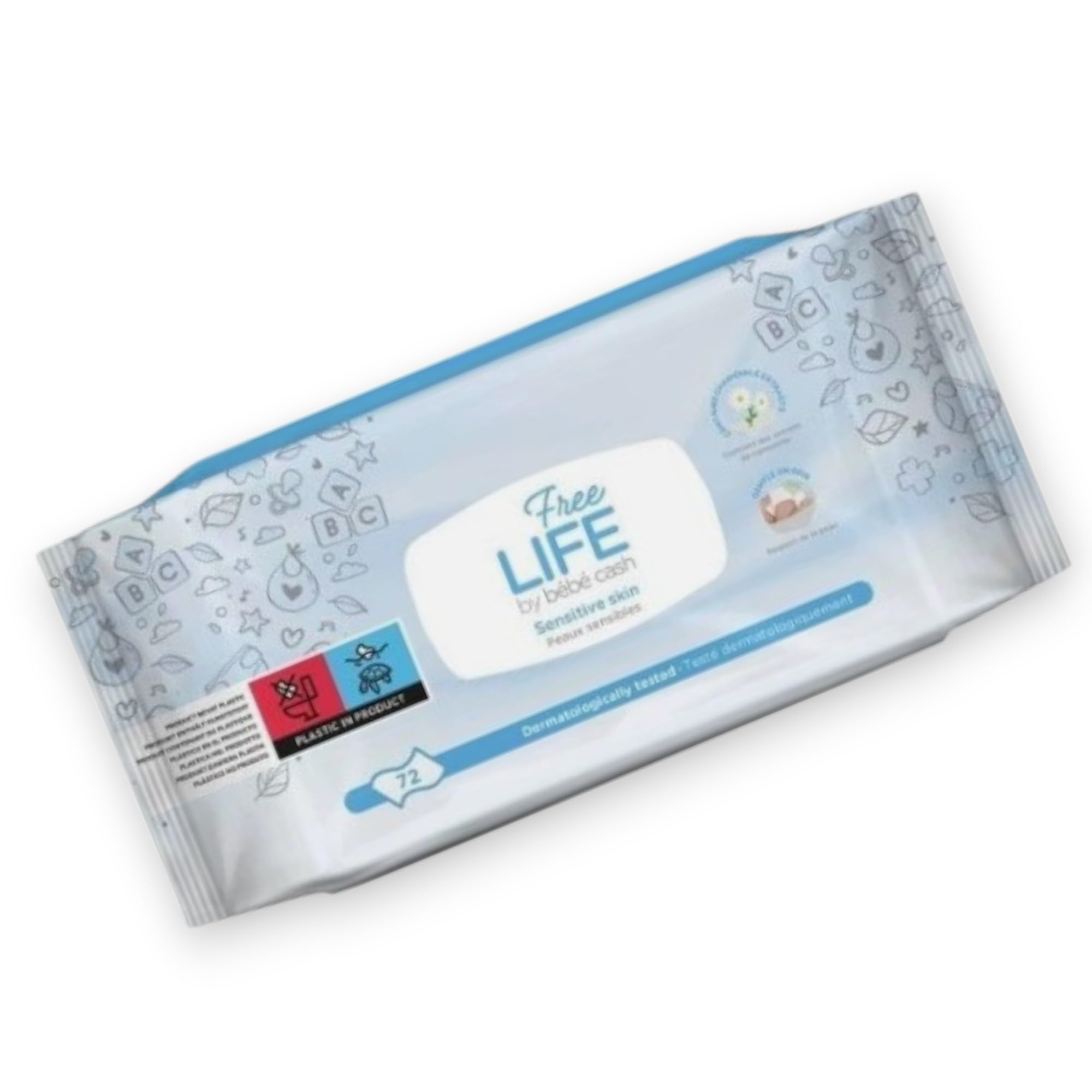 Salviettine Freelife per neonati, 72 x16 confezioni. 1152 unità di salviettine