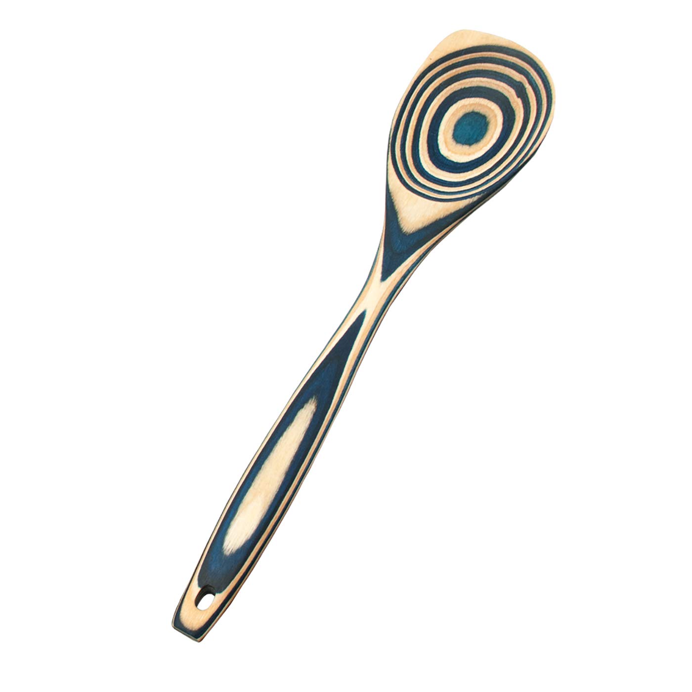 Amazon.com: Island Bamboo Pakkawood 12-Inch Corner Spoon, Blue