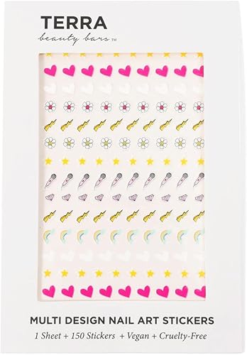 Terra Beauty - Calcomanías para arte de uñas (Fun Pop)