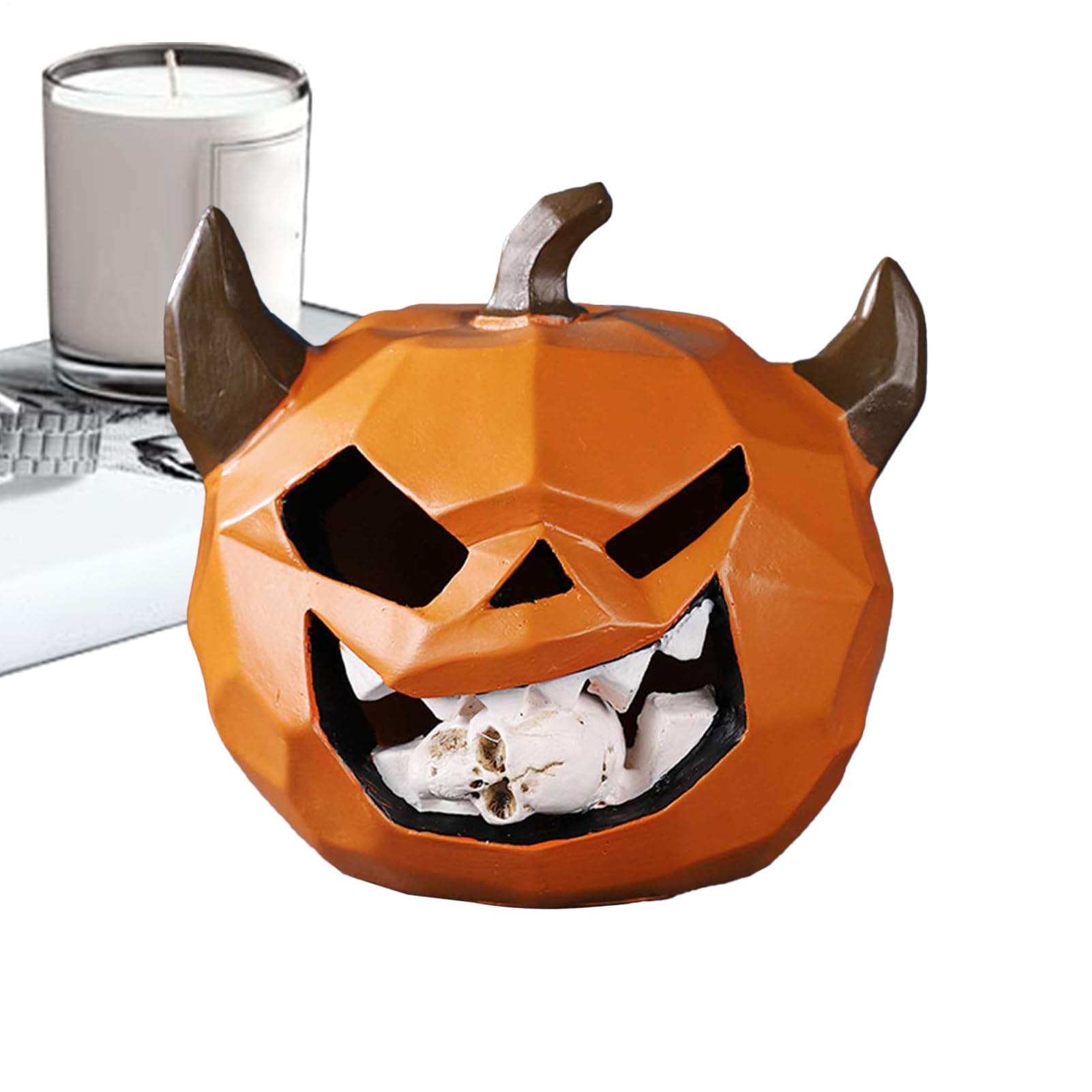 Ornements de squelette haut de gamme : sculpture d'Halloween artistique lourde