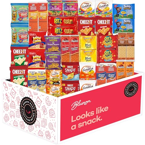 Crackers Variety Pack Individually Wrapped Assortment Including Crackers and Cheese Snack Pack, Crackers