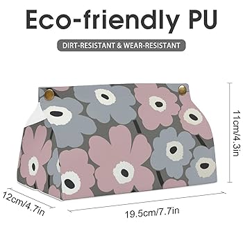オーダー締め切りました！マリメッコ ティッシュカバー☆北欧 IKEA Amazon｜ティッシュケース おしゃれ PUレザー マリメッコ 花柄