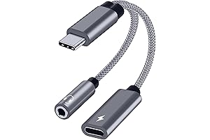 Samsung Galaxy S24 Headphone Adapter with Fast 60W PD Charging