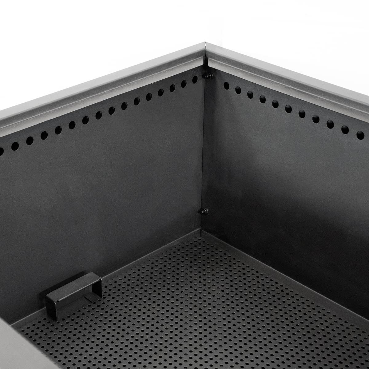 Braciere quadrato da 71,1 cm con parascintille e sollevatore