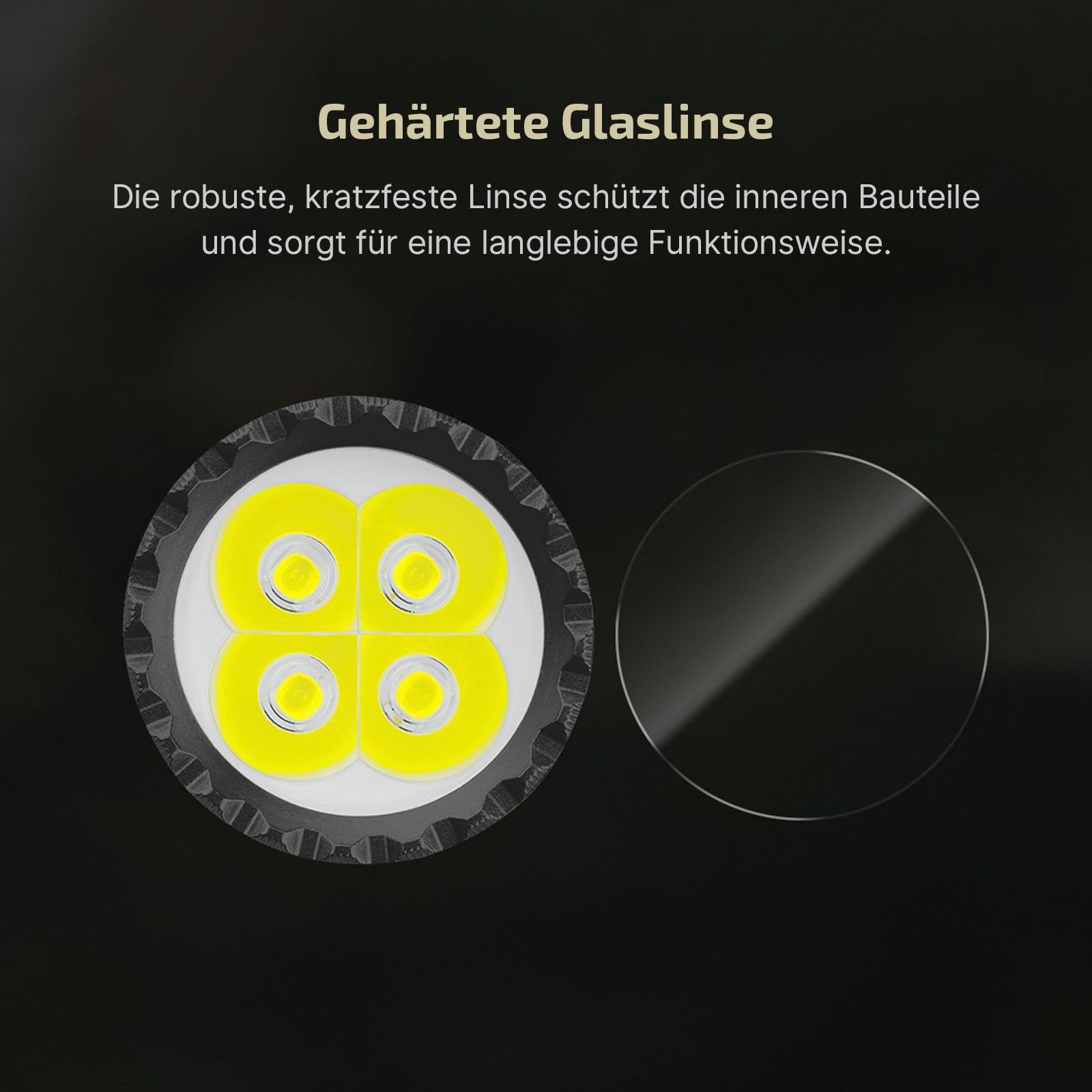 OLIGHT Seeker Ultra Leistungsstarke LED Taschenlampe 4800 Lumen 265 m
