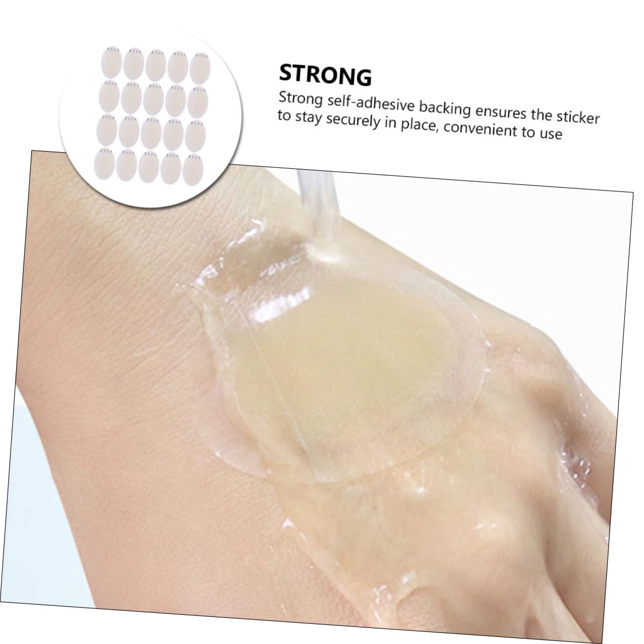 PACKOVE 60stücke Gel-pads Für Fersenblasen Atmungsaktive Selbsthaftende Schutzpolster Linderung Von Fußermüdung Und Blasenbildung Für Schuhen Stiefeln Und High Heels