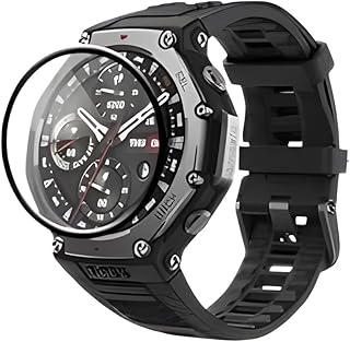 شاشة حماية بحافة ناعمة ثلاثية الأبعاد متوافق مع امازفيت تي-ريكس 3، طبقة حماية منحنية، مضادة للخدش، خالية من الفقاعات، مقاومة عالية للكسر، حساسية لمس فائقة من نكست ستور