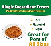 Vista 4 de Lucky Premium - Gránulos de batata para perros, hechos con batata real, condimento de comida para perros para añadir sabor a cada comida (7 onzas)