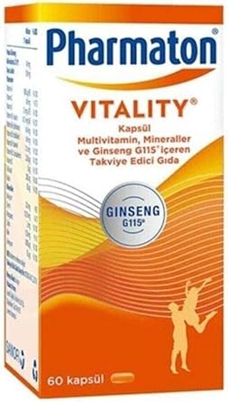 Pharmaton Vitality 60 Capsules