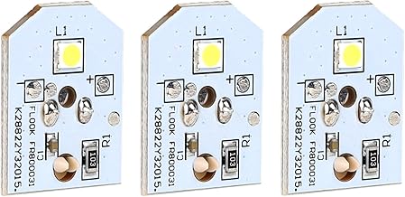 3pcs WR55X11132 Led Light for GE Refrigerator, Premium Durable Led Light Bulb Replacement for GE Refrigerator Replace WR55X11132 WR55X26486 PS4704284 3033142 AP6261806 EAP12172918