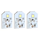 BTFO 3pcs WR55X11132 Led Light for GE Refrigerator, Premium Durable Led Light Bulb Replacement for GE Refrigerator Replace WR55X11132 WR55X26486 PS4704284 3033142 AP6261806 EAP12172918