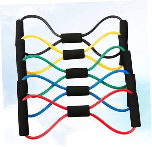 Miniatura 9 de BESPORTBLE 5pcs 8 Resistance Bands Chest Expander Bandas Elasticas Fitness De Resistencia Elastic Workout Bands Exercise Bands Pulling Rope Fitness