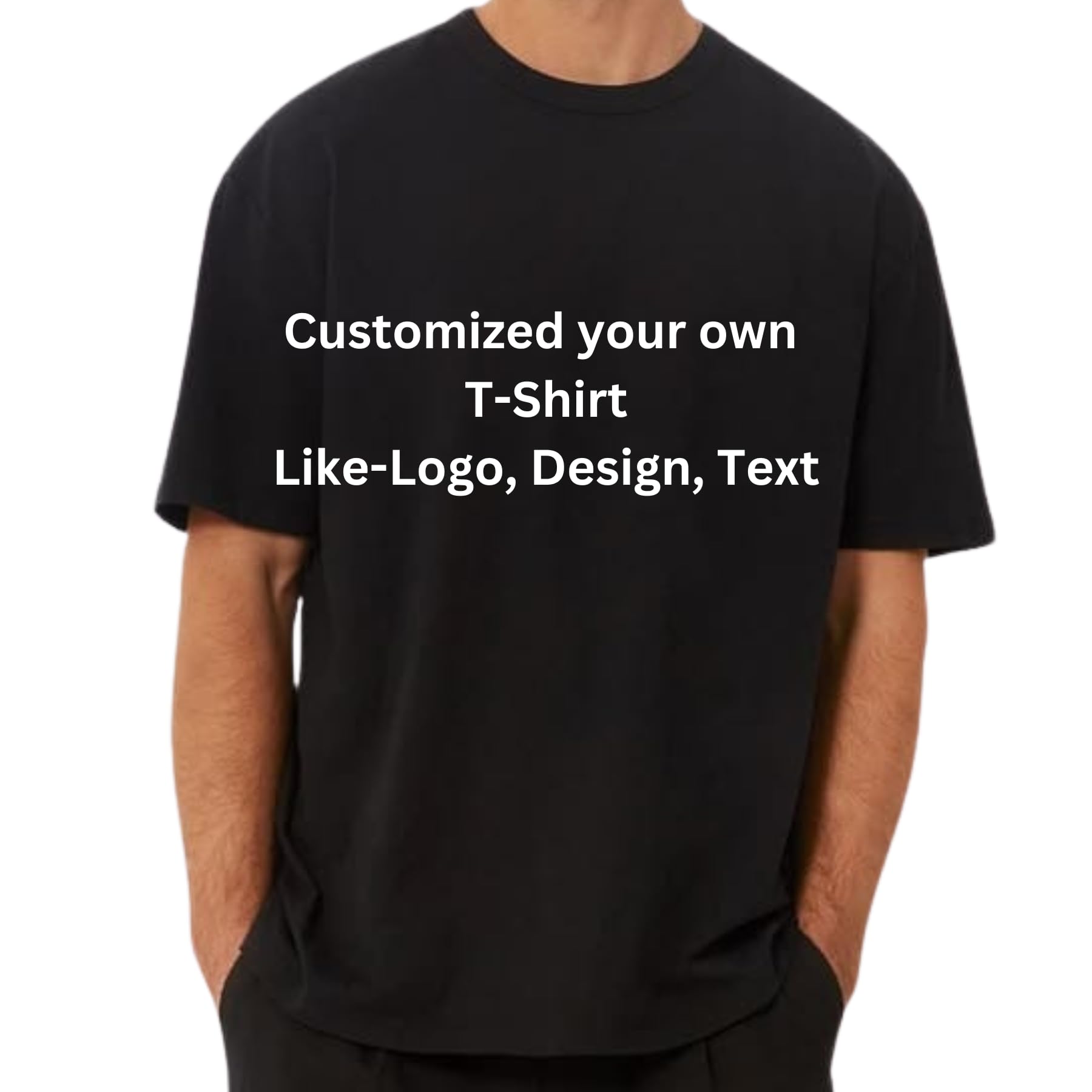 custom Fratte - Customized T-Shirt for Men, Women & Unisex – Design Your Own Tee with Text, Logo & Graphics | Personalized T-Shirts for Men. Colour- Black, White, Nevi Blue, Lavender, Mehroon, Light Green-picture-41