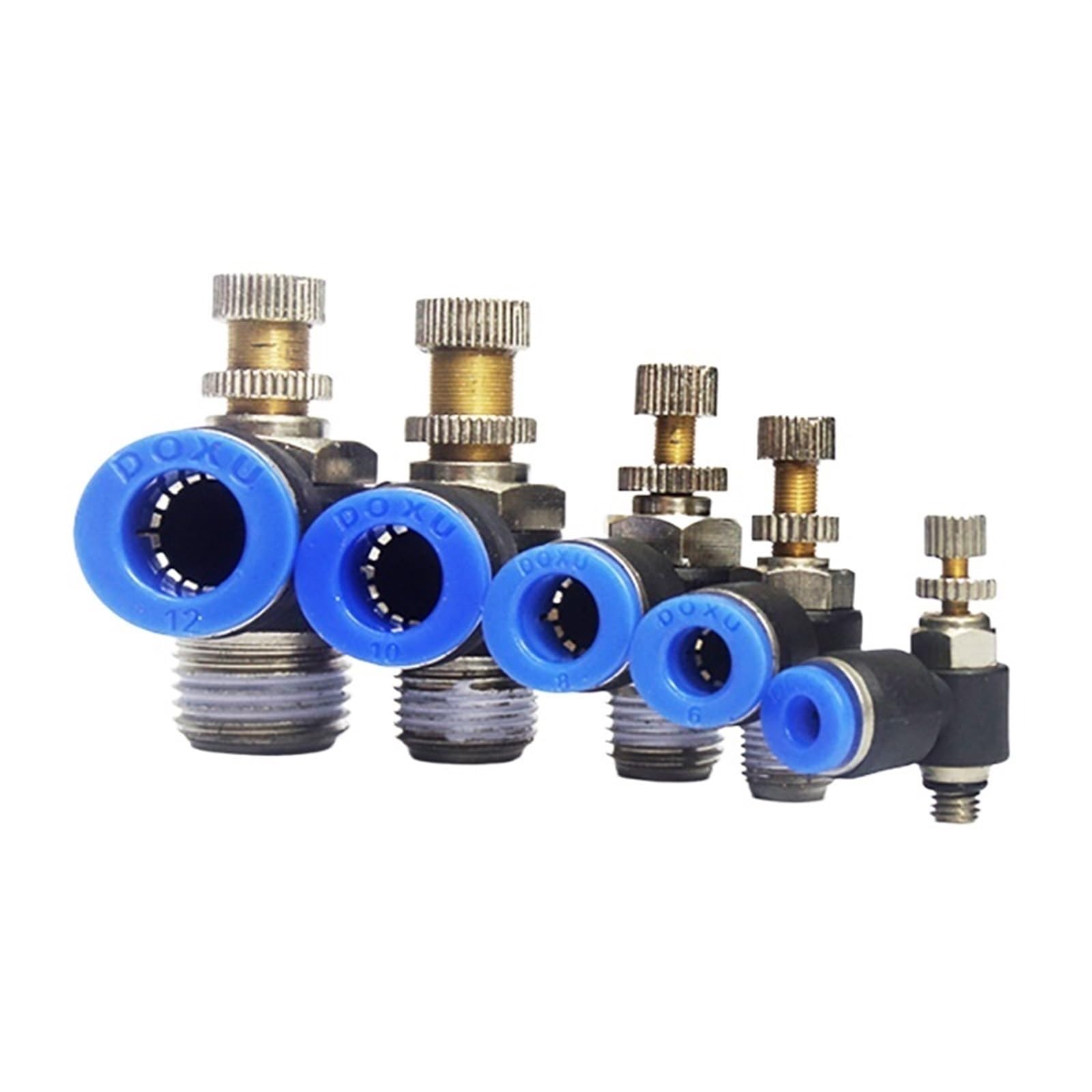 Złączki pneumatyczne SL 1/8'' 0.6 cm 1 cm Cylinder regulator prędkości przepustnicy zawór nadmiarowy regulator złącza węża powietrznego (Sl4-02)