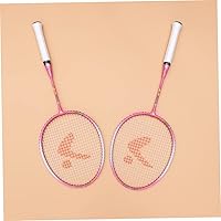 Vista 6 de 1 Pair Children Badminton Racquet Beginners Badminton Racket Playing Badminton Racket Suit Badminton Training Rackets Children Exercise Kids