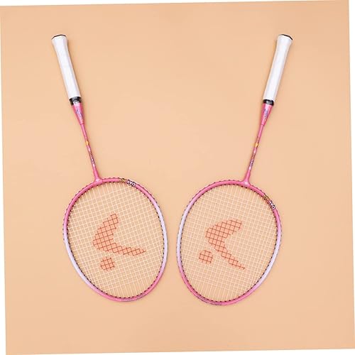 Vista 6 de 1 Pair Children Badminton Racquet Beginners Badminton Racket Playing Badminton Racket Suit Badminton Training Rackets Children Exercise Kids