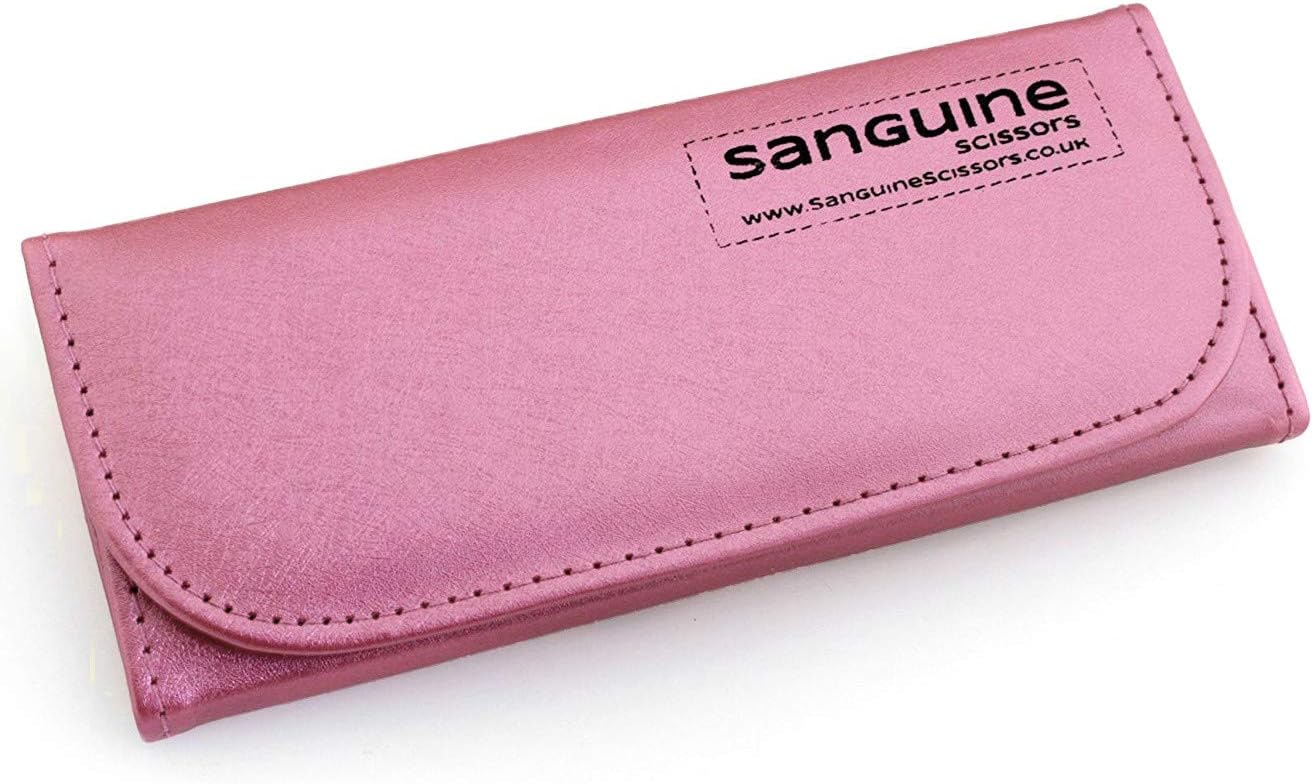 Professional Pink Hairdressing Scissors 5.5" (14 cm) Pink, Presentation Case