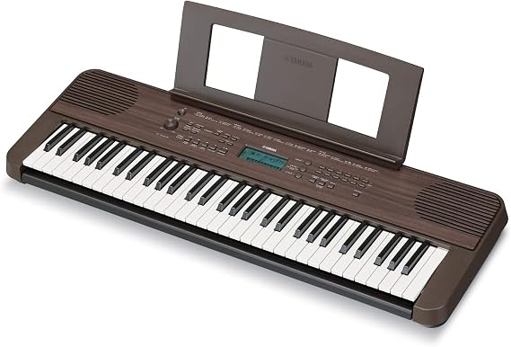 YAMAHA PSR-E360 Portable Keyboard bundled with HPH-150 Headphones, L-2C Keyboard Stand, and sustain Pedal