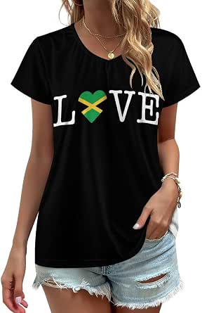 Agrination Women's Legend Of Zelda Printed T-Shirt - V-Neck Short Sleeve Cotton Tee - View #3