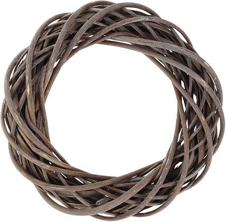 Amazon リース 土台 フラワー資材 直径cm 30cm 柳リース インテリア おしゃれ 人工植物飾り パーティー ハロウイン クリスマス ホーム ガーデン コーヒー 直径30cm リース おもちゃ