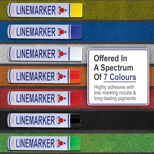 Aerosol Solutions Line Marker, Grass And Road Spray Paint, White, 750 Ml (Pack Of 1) - 5