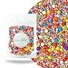 Rainbow Road Sprinkle Mix, Birthday Sprinkles, Cake Sprinkles, Metallic Sprinkles, Unicorn Sprinkles, 2oz