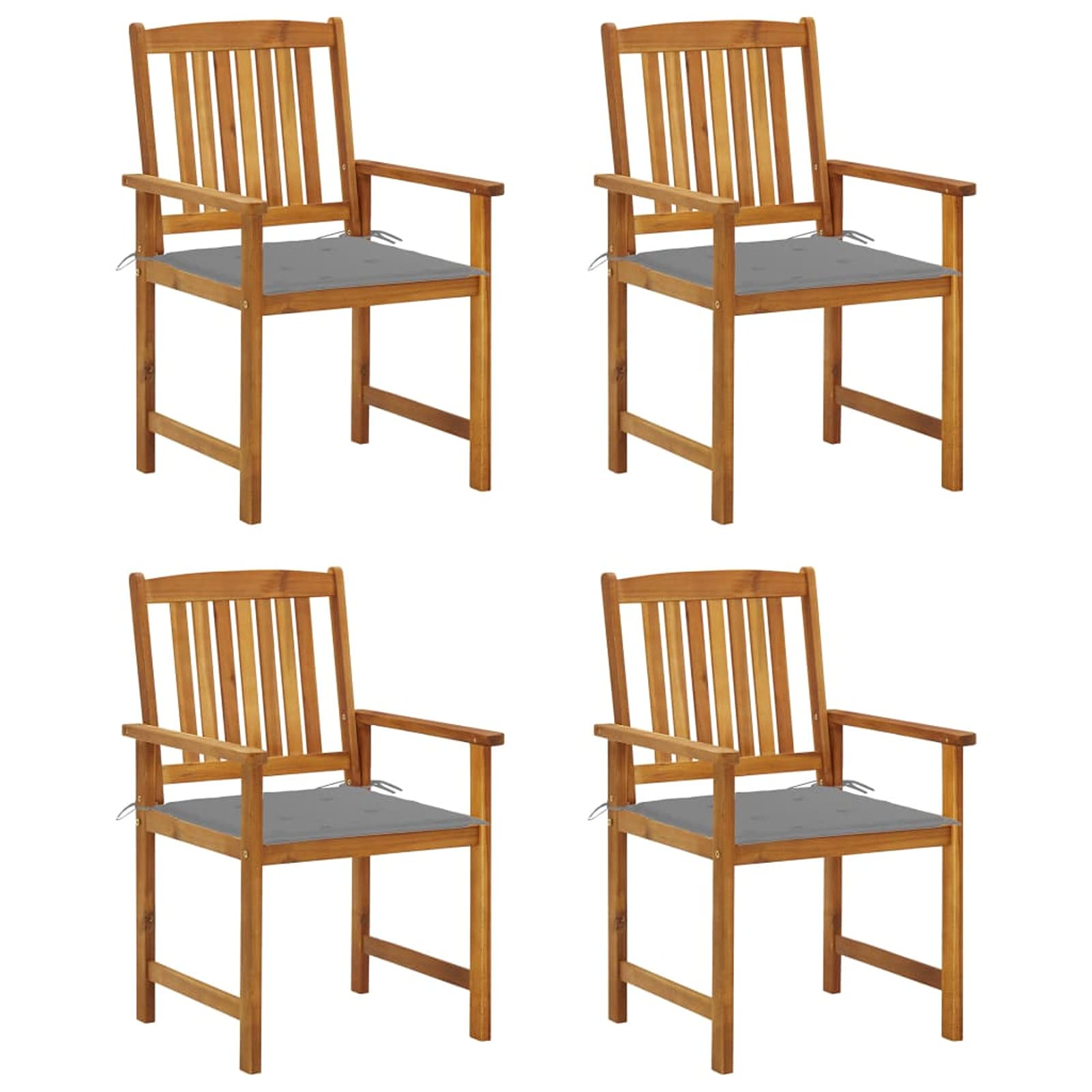 Chaise de jardin en acacia pour sublimer vos repas en plein air