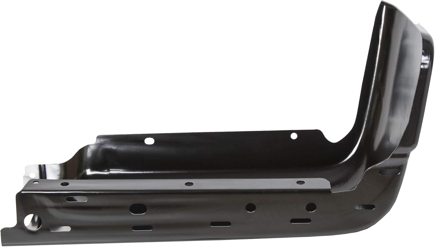 HECASA Rear Bumper End Face Bar Compatible with 2009-2014 Ford F150 Cap Cover W/O Sensor Hole Passenger Side Black FO1102375 9L3Z17906A