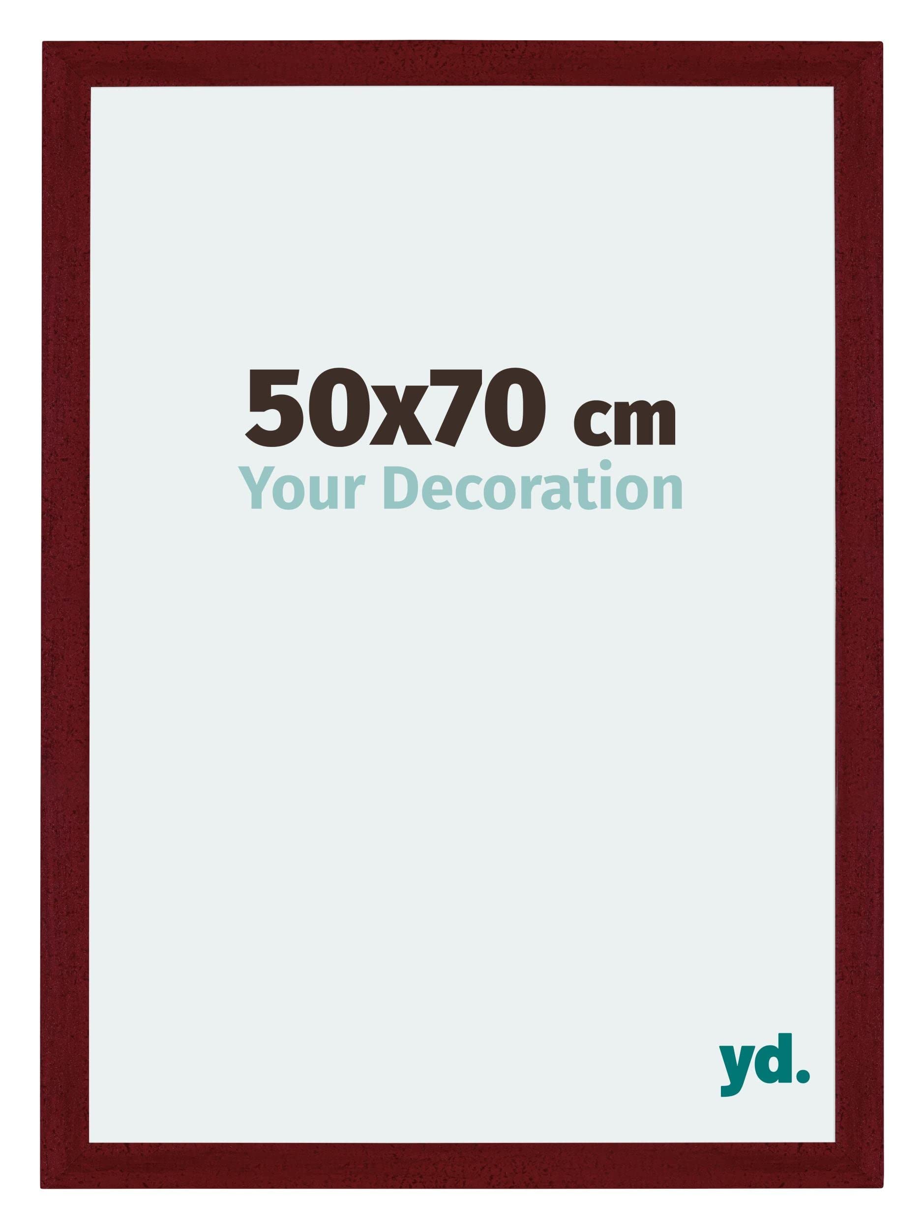 Your Decoration - Puzzle frame 50x70 - Wine Red Swept - Puzzle frame 500-1000 Pieces - MDF Photoframe - Mura