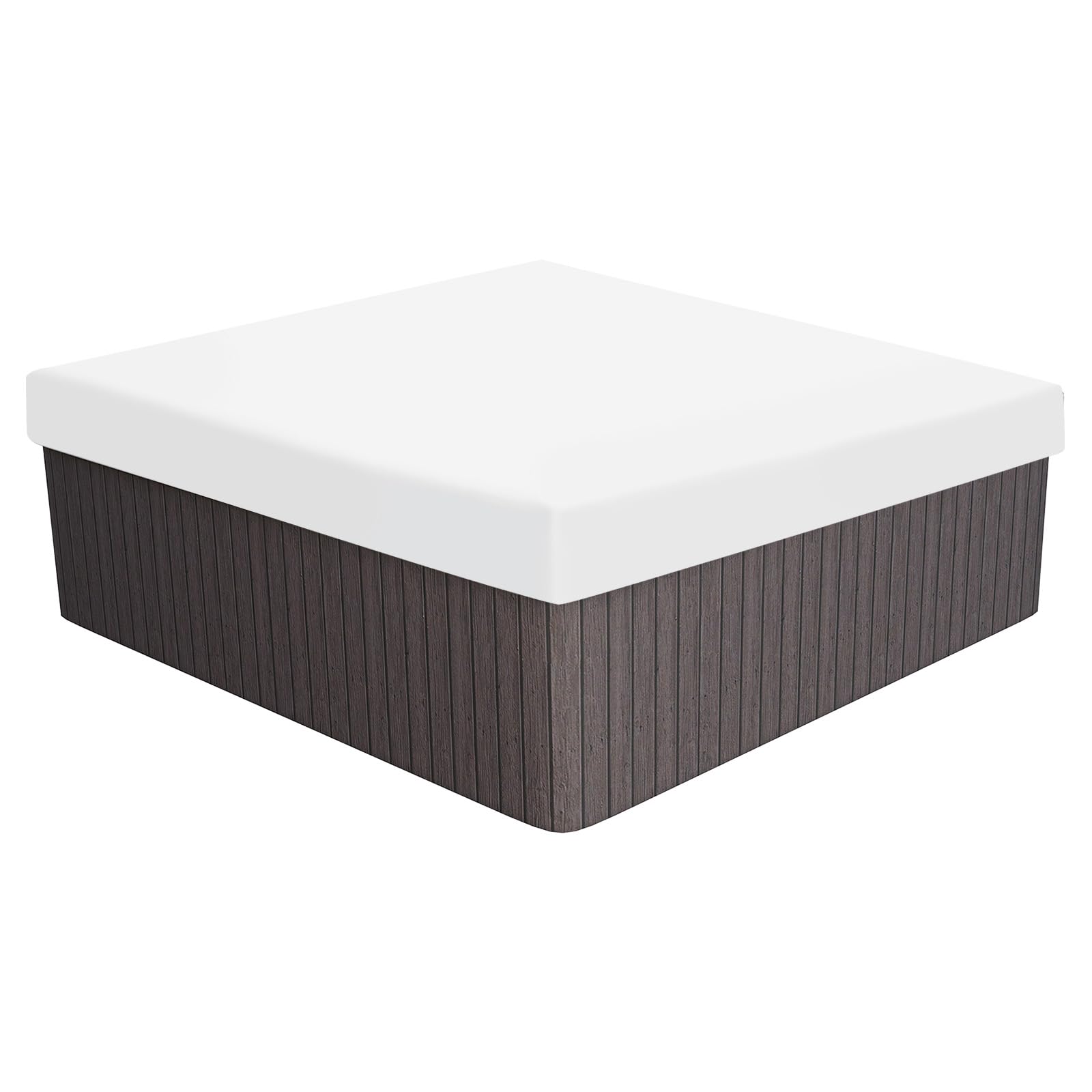 PATIKIL 90.9x90.9x11.8" Square Hot Tub Cover