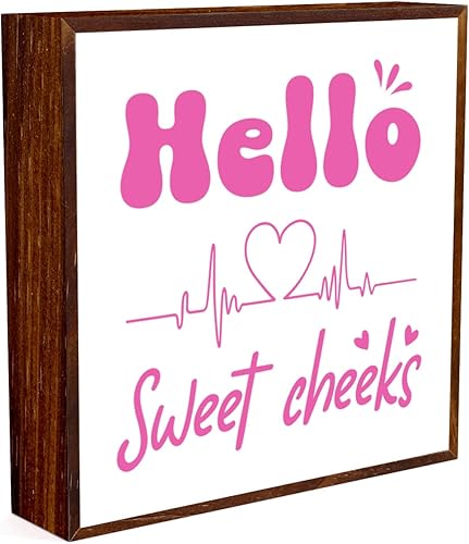 Miniatura 9 de Divertido letrero de baño, decoración de estante de baño, decoración de escritorio, caja de madera rústica, placa de madera para el hogar, oficina,