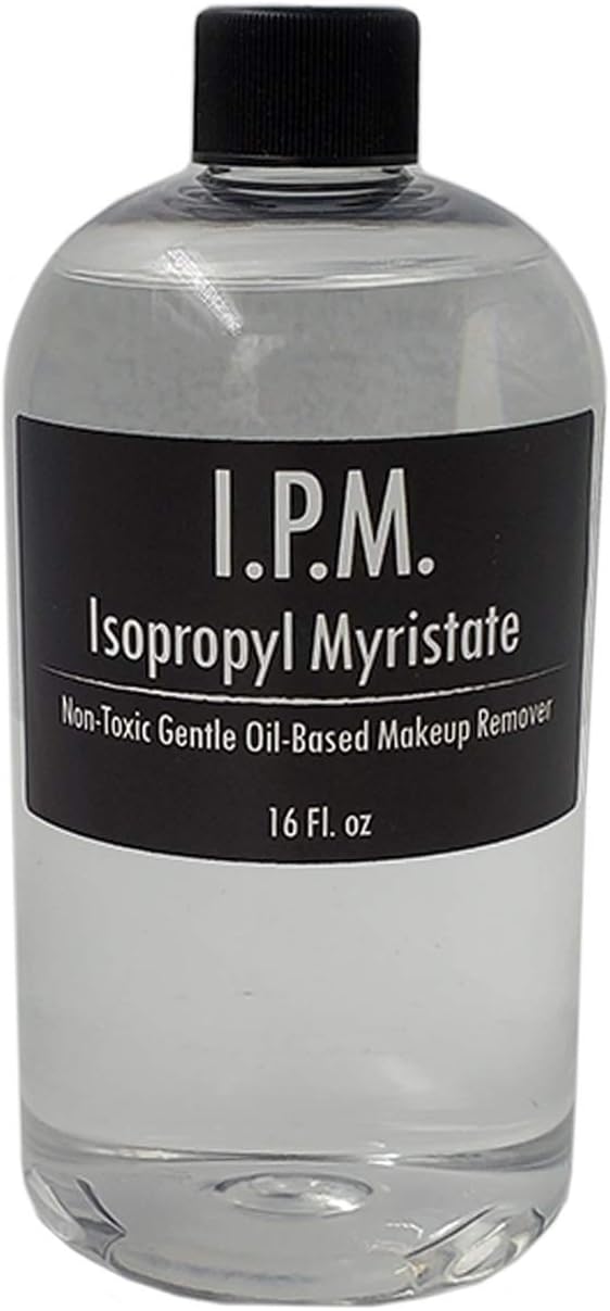 IPM Isopropyl Myristate 16 Oz - Professional Makeup and Adhesive Remover - Removes Pros-aide and PAX Paint - Makeup Thinner and Airbrush Makeup Thinner
