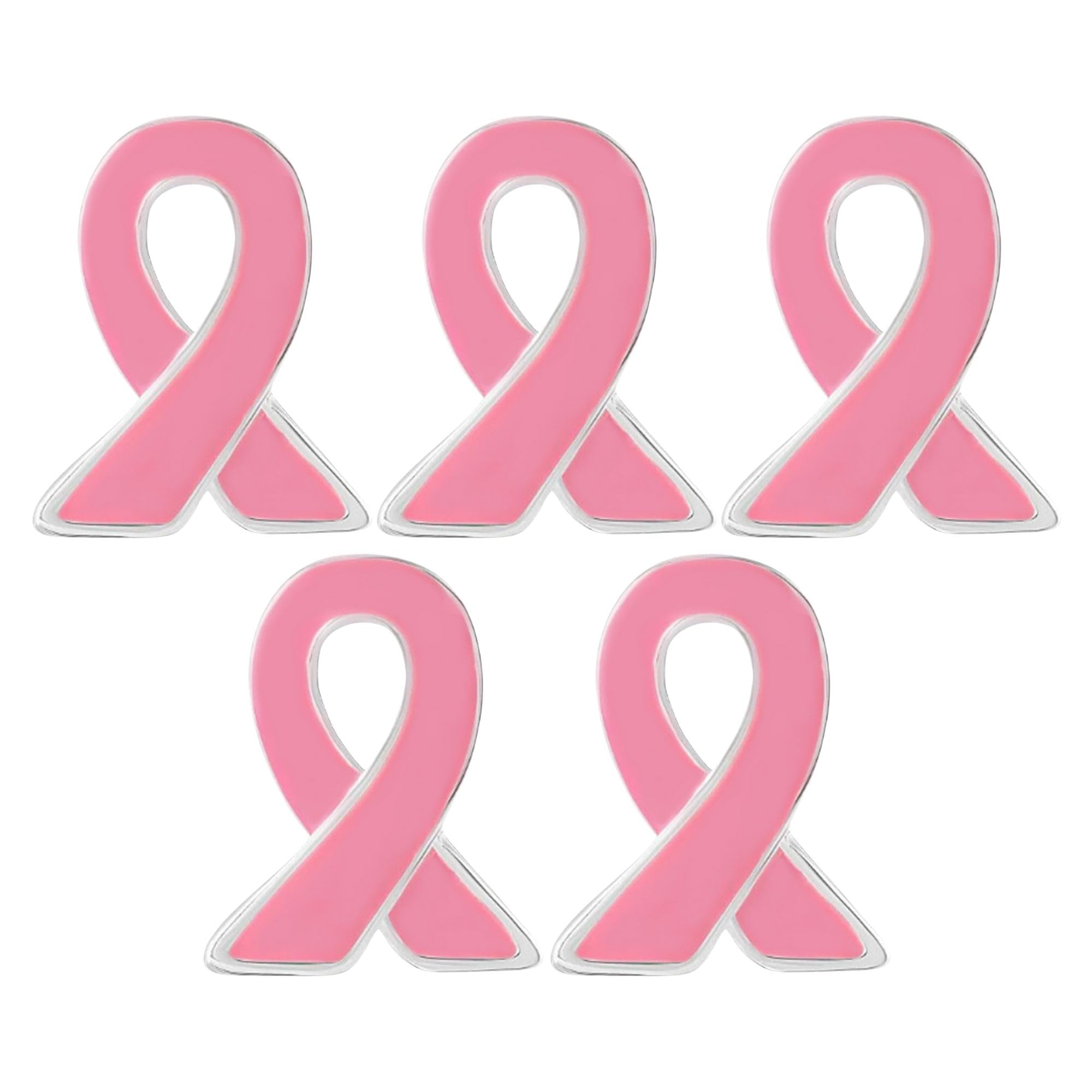 25/50/100/500pcs Breast Cancer Pins - Bulk Pink Ribbon Pins for Breast Cancer Awareness - Perfect for Support Groups, Events, Promotional Gift-Giving and Fundraising