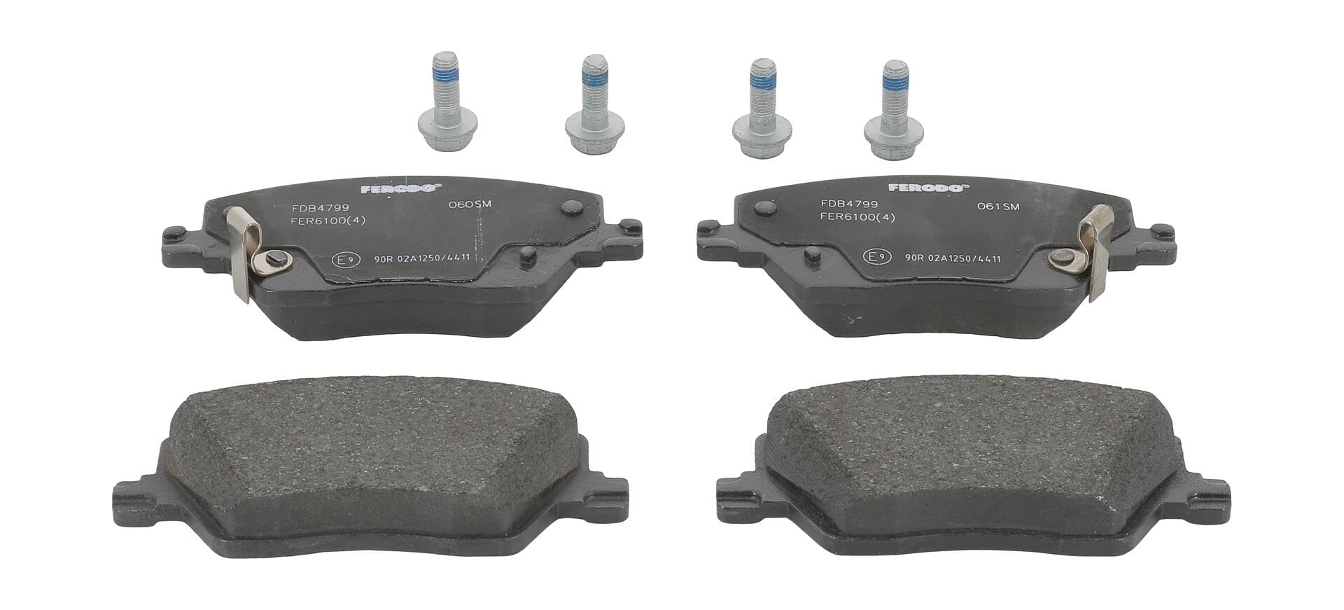 FERODO Plaquettes de freins avec indicateur d'usure Épaisseur 18,4mm avec accessoires FDB4799 Compatible avec FIAT Tipo 3/5 portes 356 Tipo Break 356 Tipo Berline 356