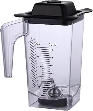 50 OZS 1500ML Blender Cups  Compatible for JTC Omniblend V ATAI JTC TM-800A TM800AQ Smoothie Maker Replacement Container