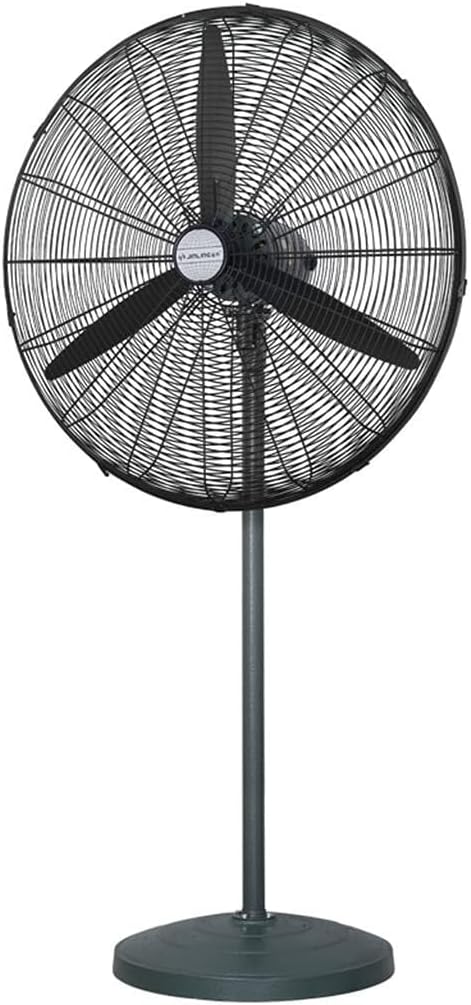 Industrial Fan, Power 750W Floor & Wall-Mounted Electric Strong Wind, 3-Speed Adjustable, Metal Mesh, Shaking Head, for Commercial Household Use