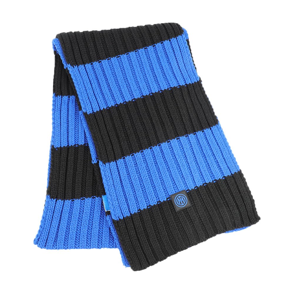 Inter Sciarpa a maglia Righe 100% PC Prodotto Ufficiale 153644