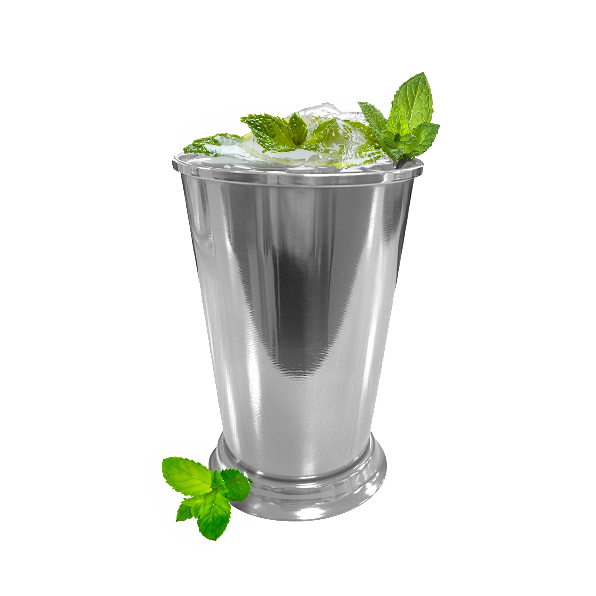 Chabrias Ltd Julep Cup 14oz / 400ml – Vintage Style Stainless Steel Cocktail Cup, Ideal for Mint Juleps, Mojitos, Gin & Mixed Party Drinks – Durable, Elegant Metal Drinkware